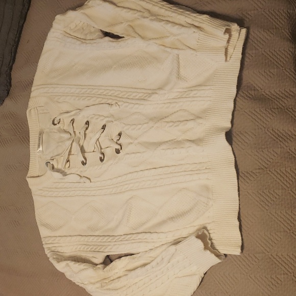 White sweater size L - Picture 1 of 3